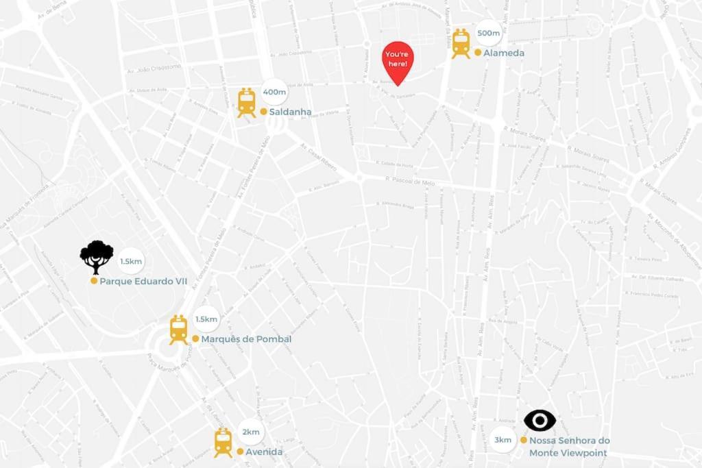 Central Urban @ Saldanha Lisboa Εξωτερικό φωτογραφία